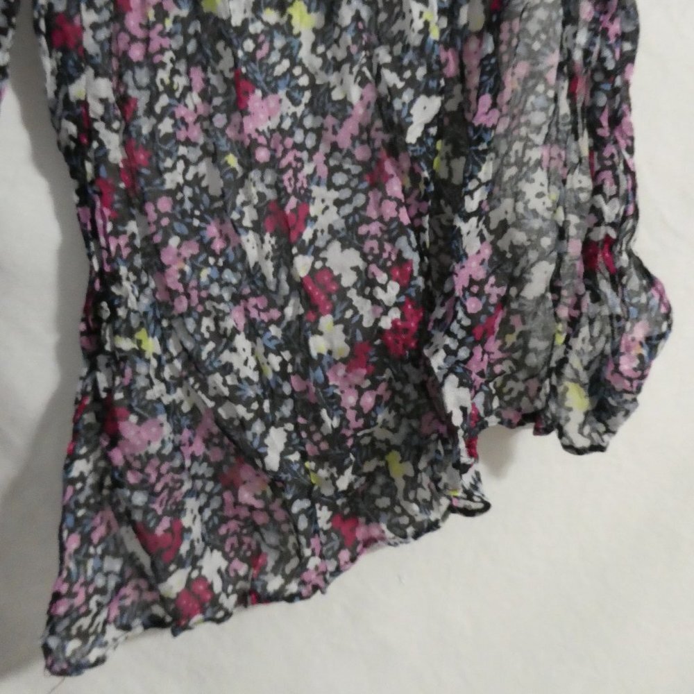 Colorful Floral Scarf - Picture 4 of 8